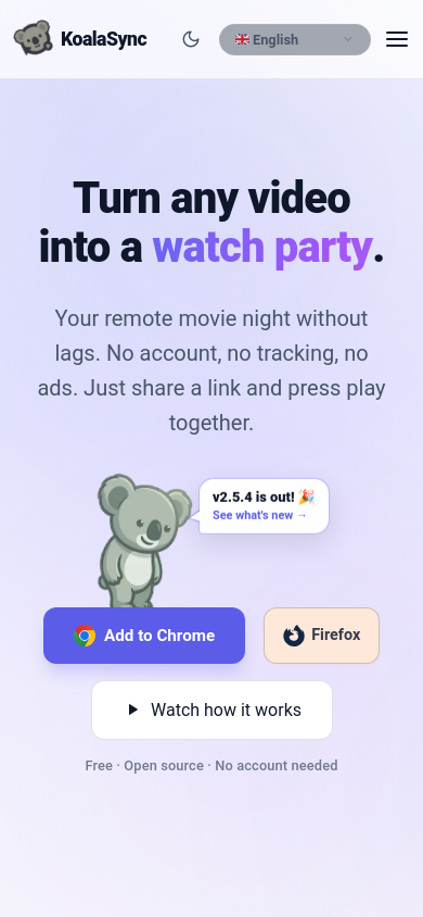 KoalaSync mobile screenshot